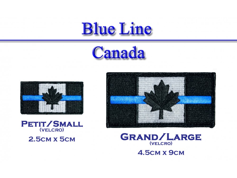 Écussons Blue Line Canada et autres