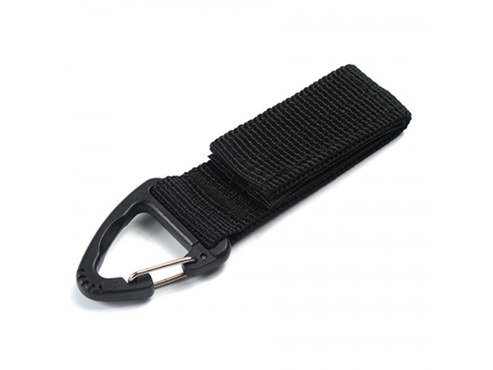 Crochet / porte-clés pour ceinture ou MOLLE (plastique)