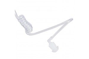 Radio Earpiece Clear Coil Spring Tube 3.5mm