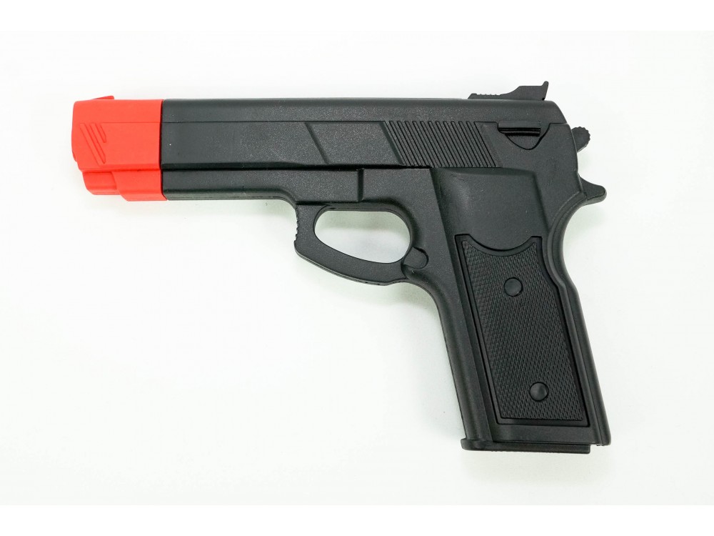 Rubber training pistol