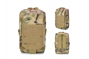 admin pouch with hooks on flap MOLLE multicam CP