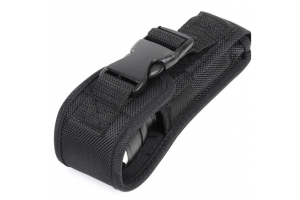 Belt MOLLE flashlight pouch hooks loops buckle clip