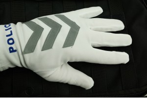 POLICE traffic control gloves