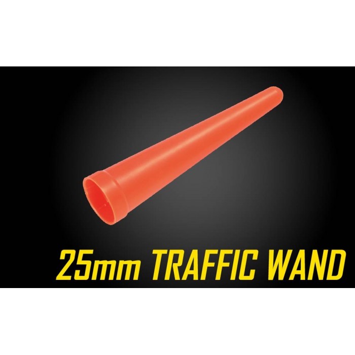 Orange traffic wand cone (25mm)