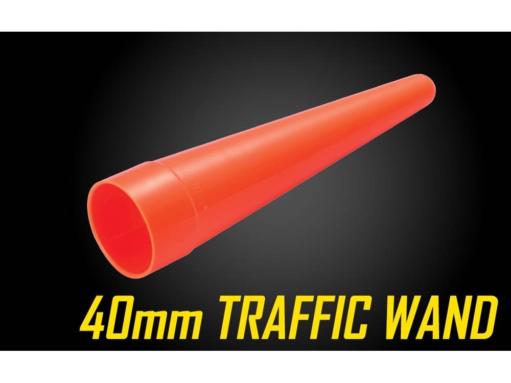Orange traffic wand cone (40mm)