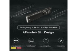 Nitecore EDC27 Ultra Slim Flat Flashlight USB 3000 Lumens