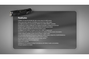 Nitecore EDC33 USB Rechargeable Powerful EDC Flashlight