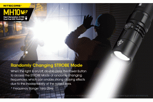 Puissante lampe de poche rechargeable USB MH10 V2