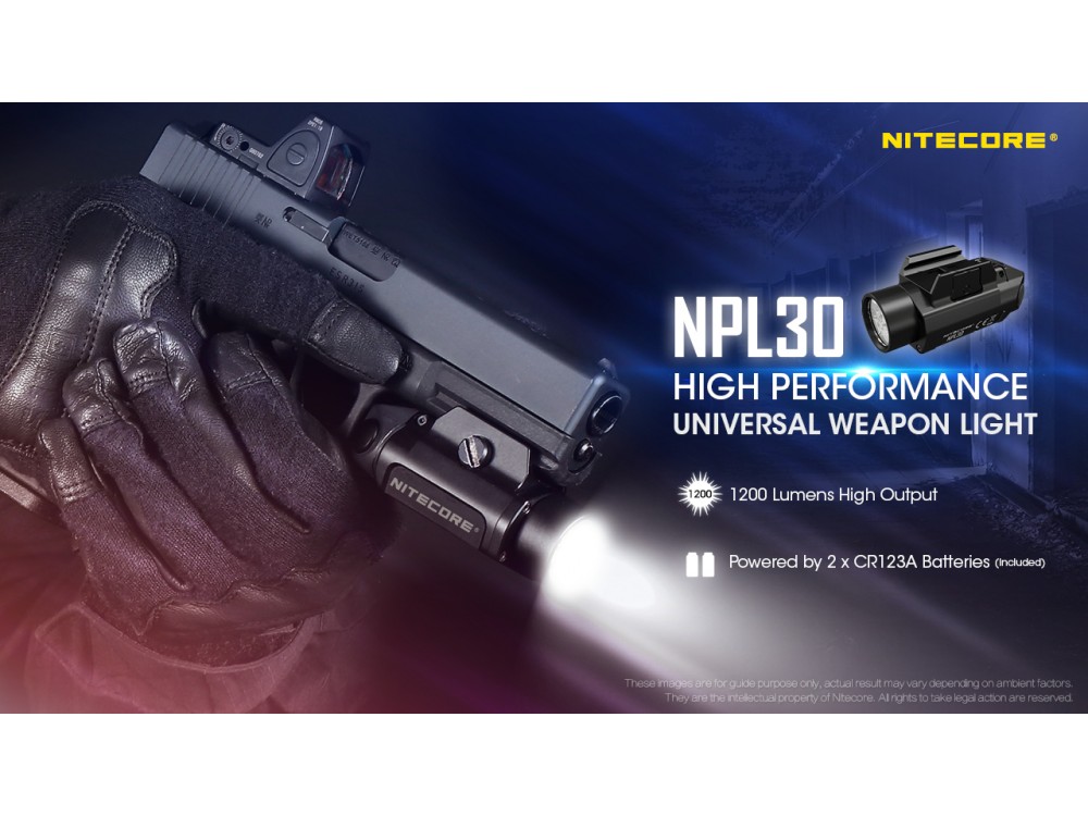 Lampe pour pistolet NPL30 - 1200 Lumens