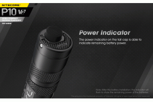 Nitecore P10 V2 powerful rechargeable flashlight