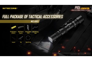 Powerfull tactical flashlight torch lamp P10i USB