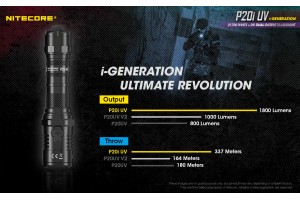 Nitecore P20i UV tactical flashlight