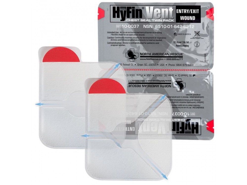 Pansement Occlusif HyFin Vent - Twin Pack