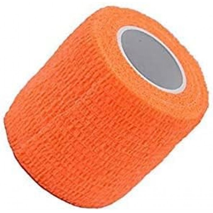 Ruban bandage élastique auto adhérent (orange)