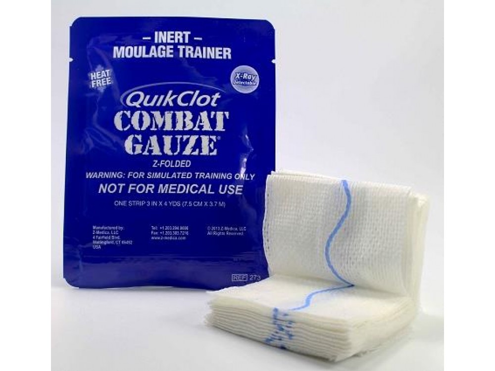 QuikClot Combat Gauze pour l'entrainement