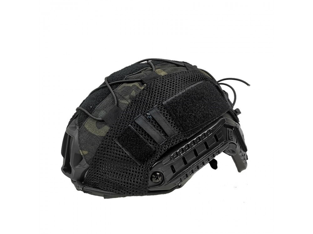 FAST - MICH Helmet cover (Black camo)