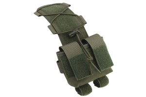 Battery pouch for FAST ACH MICH military helmet green