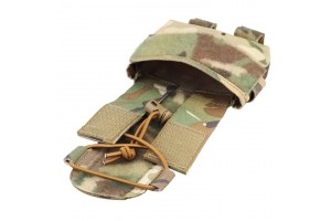Battery pouch for FAST ACH MICH military helmet multicam