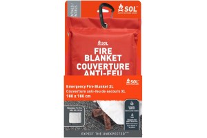 Couverture anti feu protection incendie extincteur 1.8m 40" XL