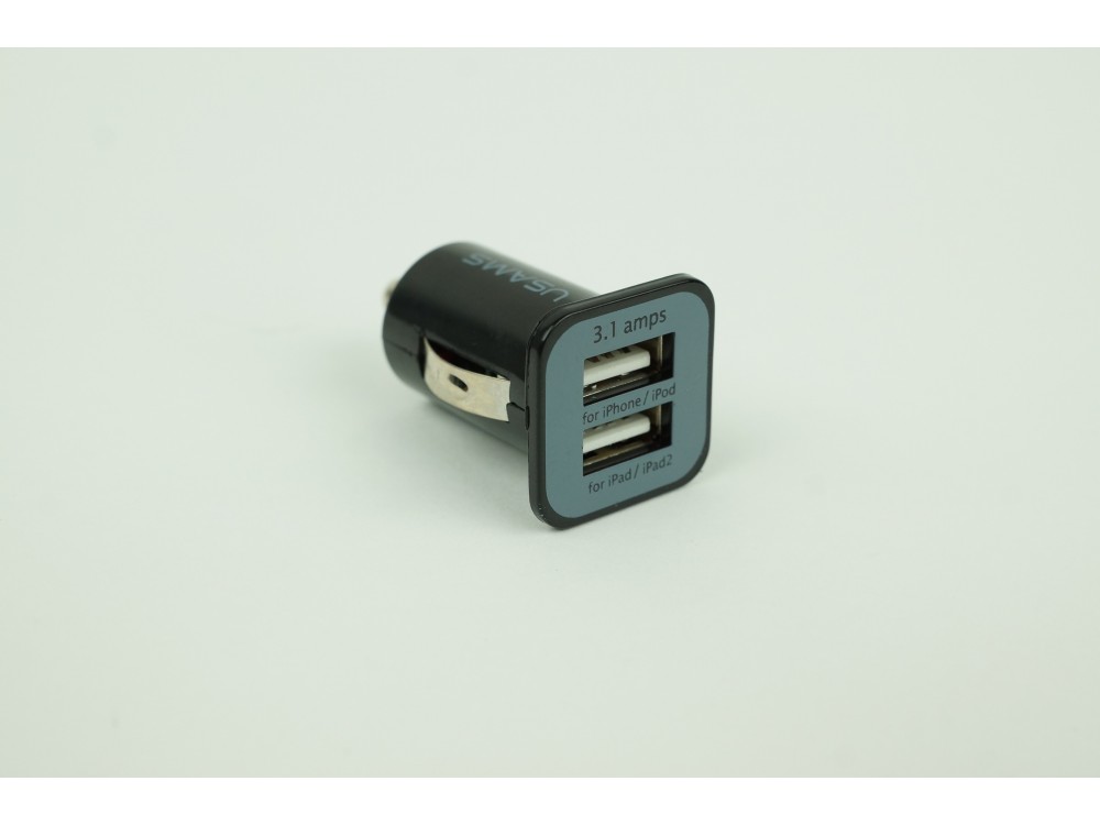 Chargeur USB pour l'auto DOUBLE