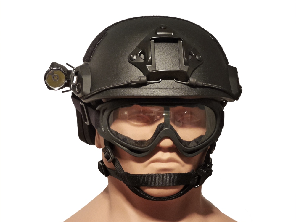Helmet U Clip flashlight holder
